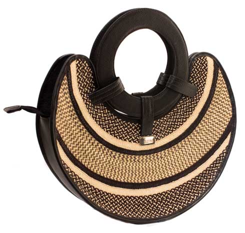 Bags and Purses made in colombian Leather - Disc Leather Handbag