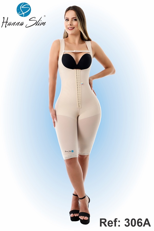 Long Postsurgical Girdle with wide straps - Post surgery Body