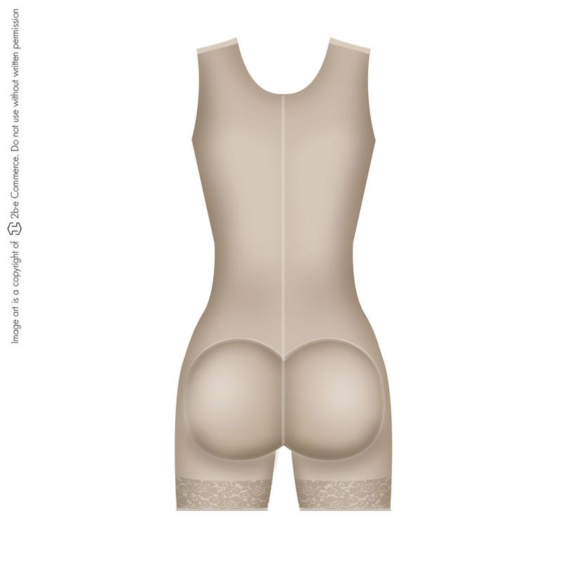 Salome Girdle 0524-C liposculpture with bra and sleeves