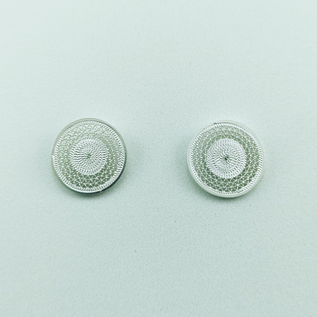Circle Mompox Filigree Earrings