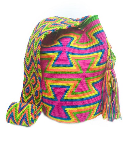 Wayuu Mochila Bag in and colors - Colombian Wayuu Mochila Bags - Productos de Colombia.com