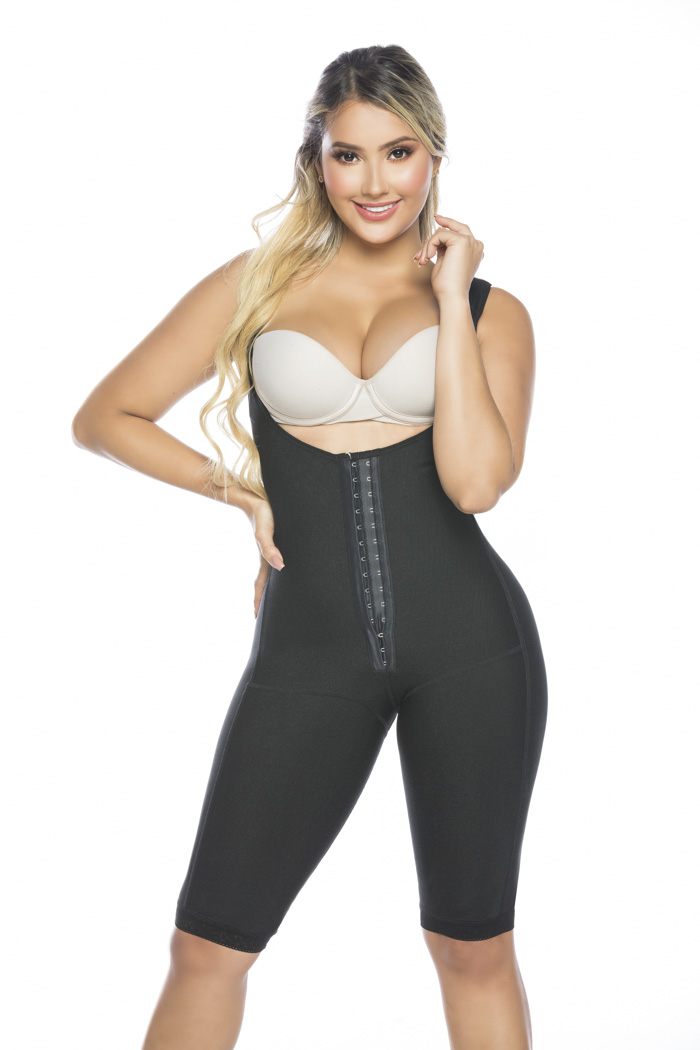 Short Girdle with sisa sleeves - Silene Colombian Shapewear Powernet line -  Productos de Colombia.com